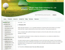 Tablet Screenshot of haga-seals.com